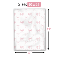 10x13 Pink Bows Poly Mailers – Shipping Bags for Small Business