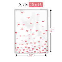 10x13 Fading Hearts Poly Mailers – Shipping Bags for Small Business