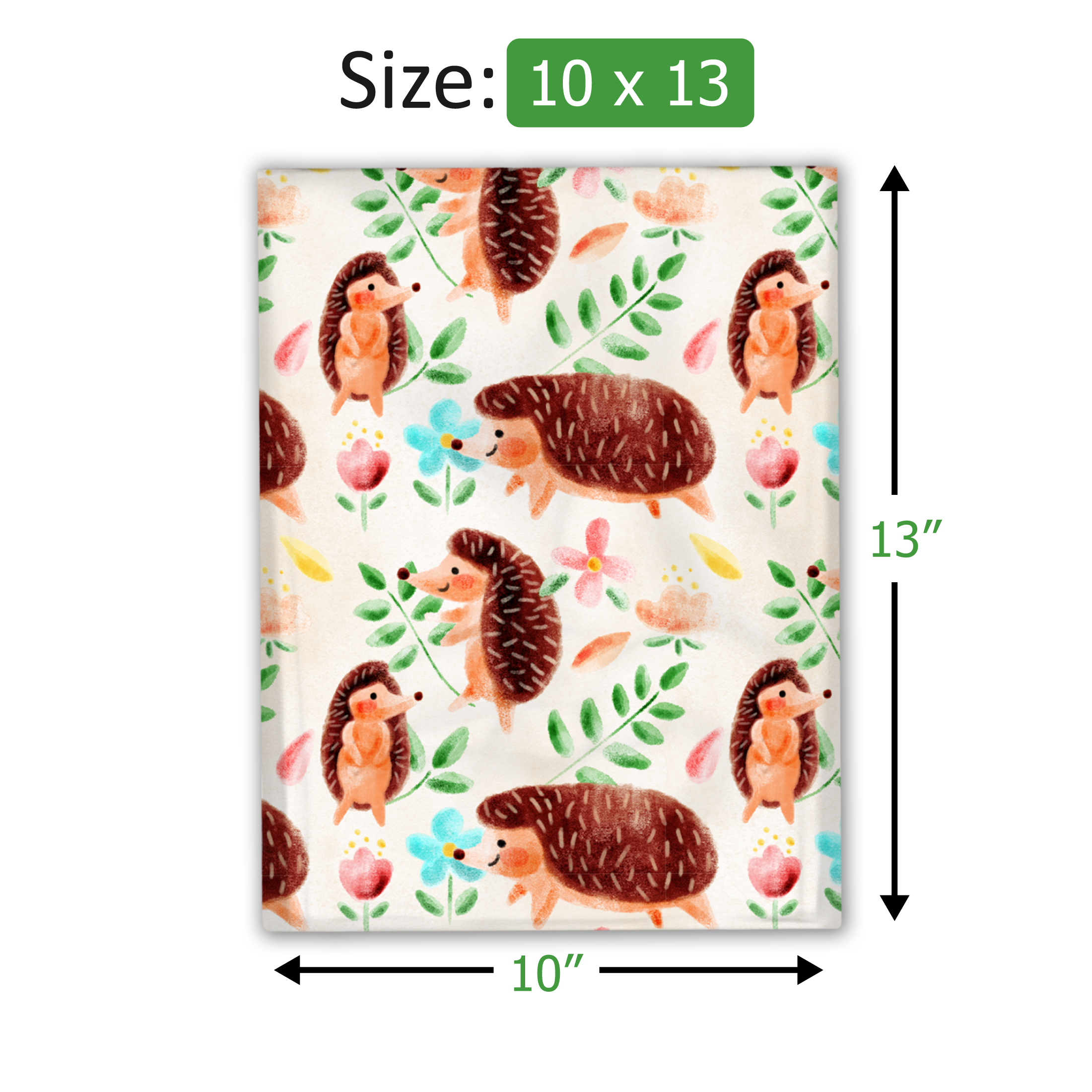 10x13 Hedgehog Poly Mailers – Shipping Bags for Small Business