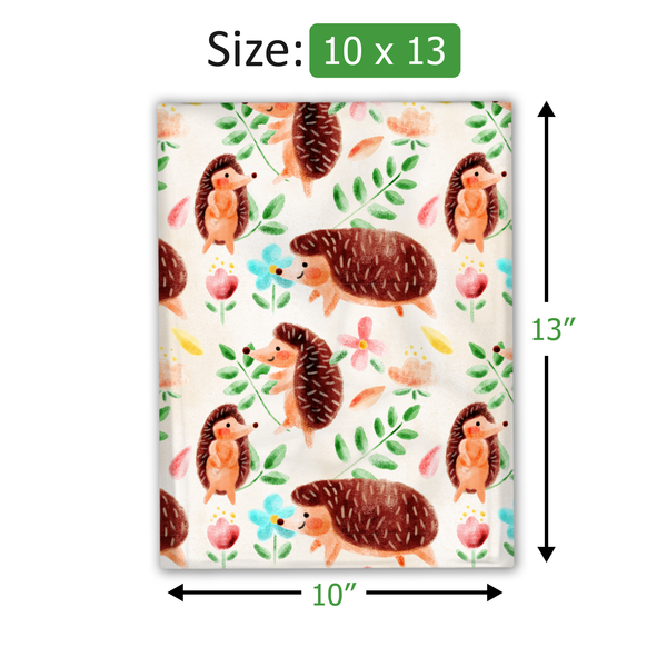 10x13 Hedgehog Poly Mailers – Shipping Bags for Small Business