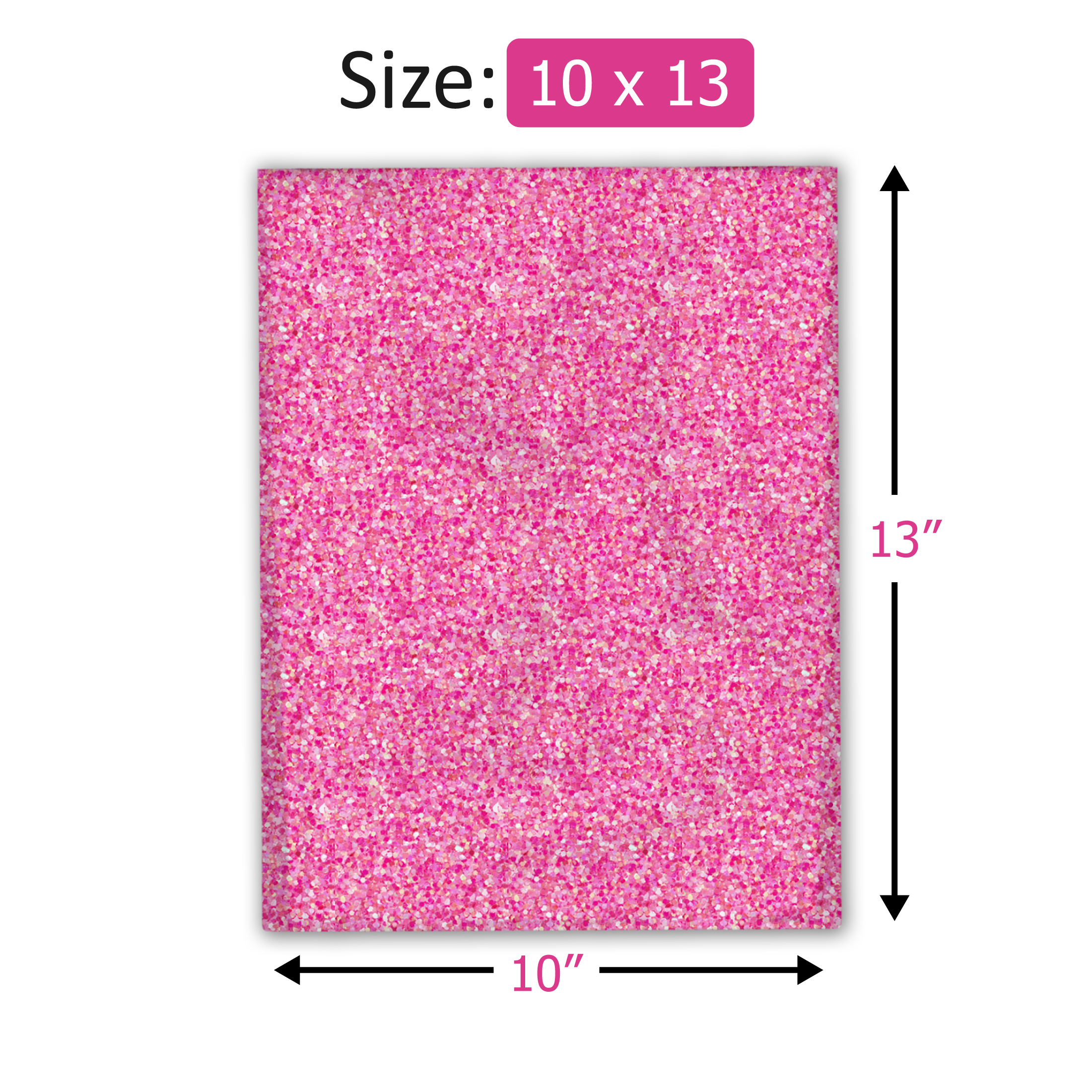 10x13 Pink Confetti Poly Mailers – Shipping Bags for Small Business