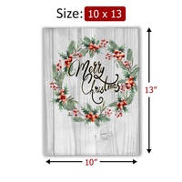 10x13 Christmas Wreath Poly Mailers – Shipping Bags for Small Business