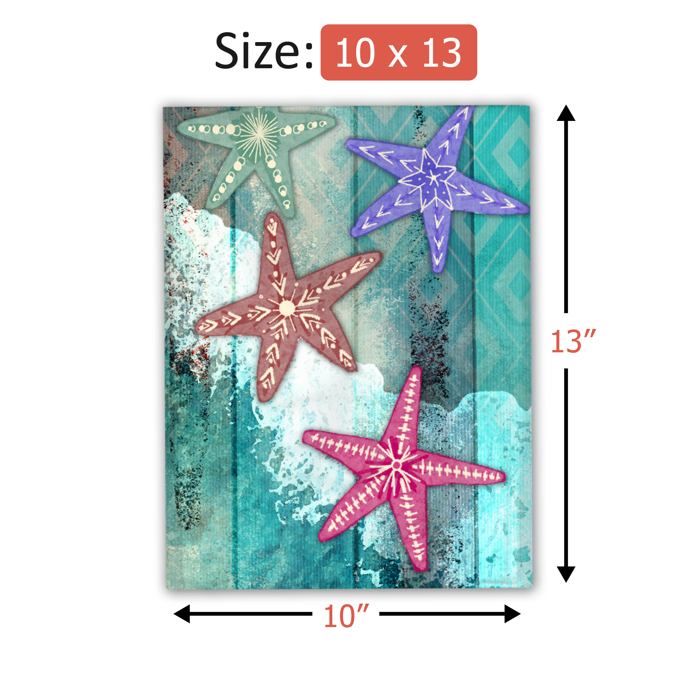 10x13 Starfish Poly Mailers – Shipping Bags for Small Business