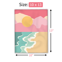 10x13 Beach Sunset Poly Mailers – Shipping Bags for Small Business