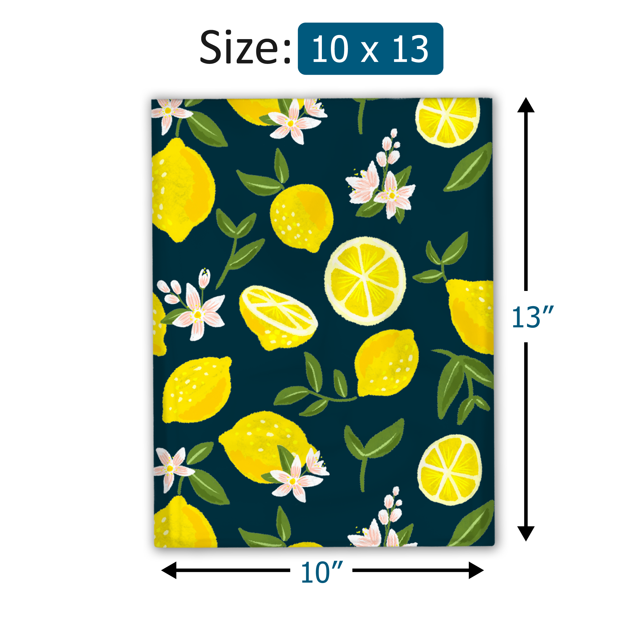 10x13 Lemons Poly Mailers – Shipping Bags for Small Business