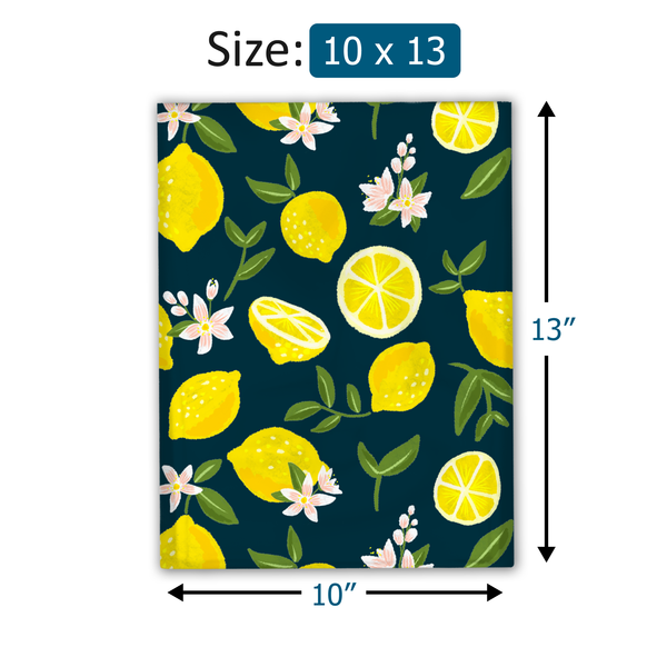 10x13 Lemons Poly Mailers Shipping Envelopes Premium Printed Bags