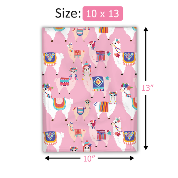 10x13 Lovely Llama Poly Mailers – Shipping Bags for Small Business