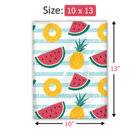 10x13 Pineapple & Watermelon Poly Mailers – Shipping Bags for Small Business