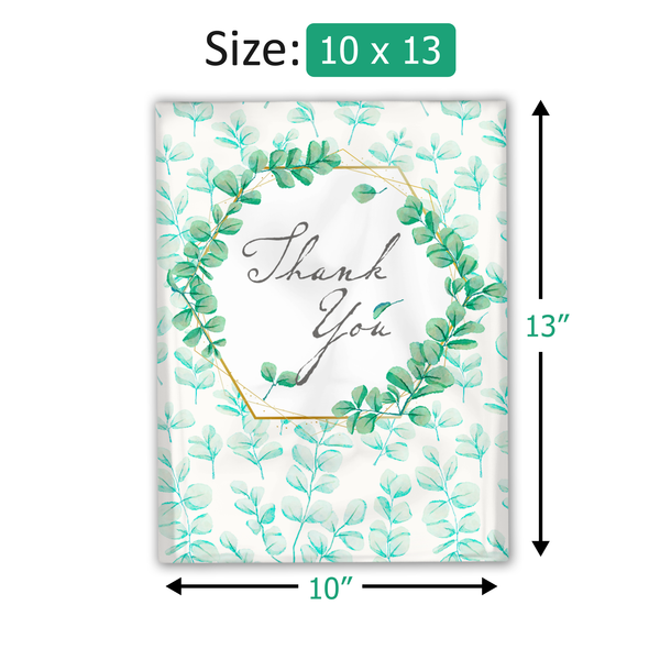 10x13 Eucalyptus Poly Mailers – Shipping Bags for Small Business