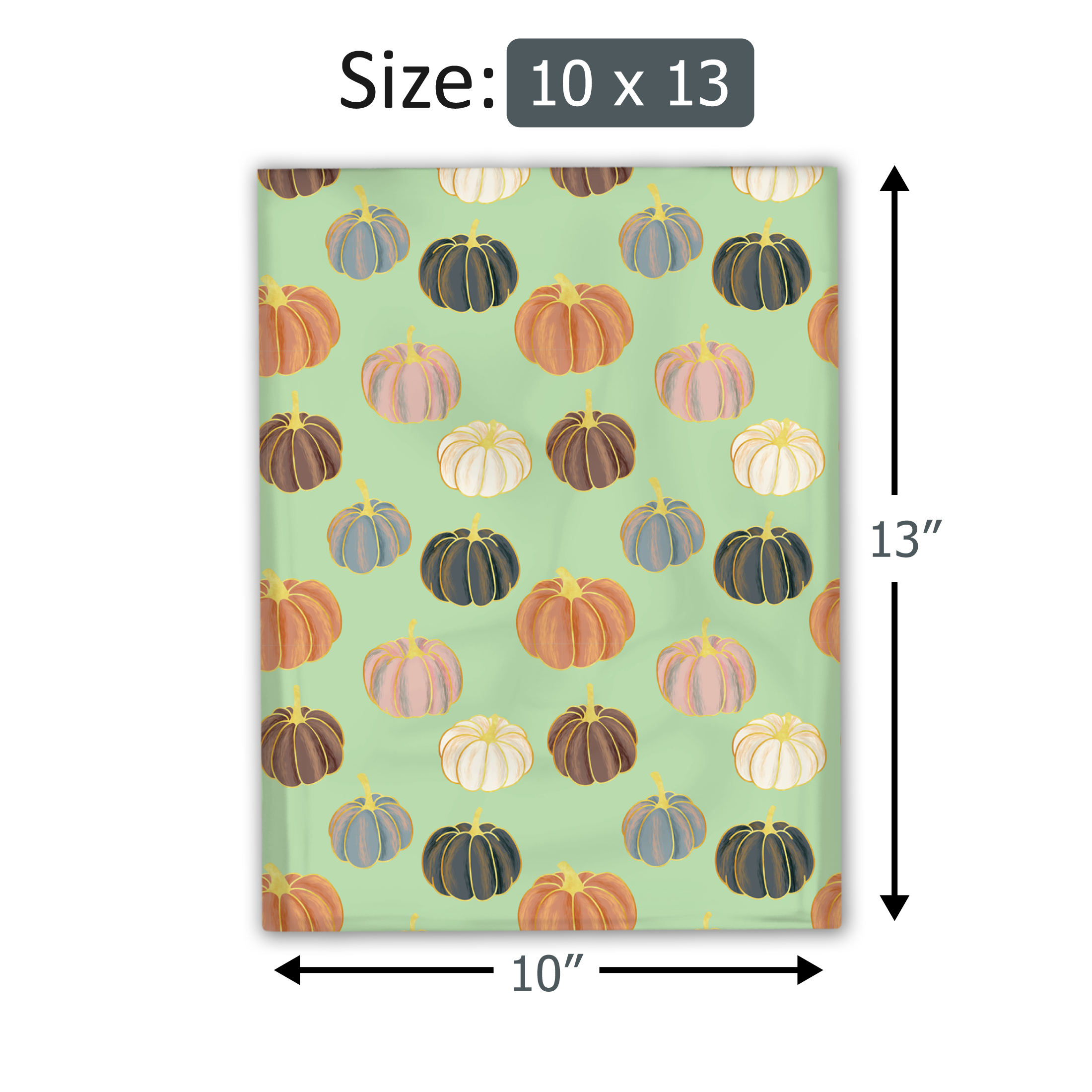 10x13 Pumpkin Patch Poly Mailers – Shipping Bags for Small Business