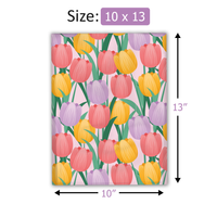 10x13 Trendy Tulips Poly Mailers – Shipping Bags for Small Business