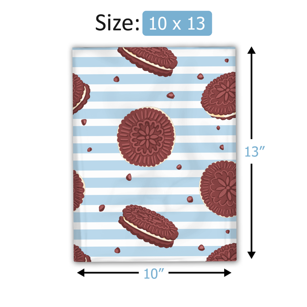 10x13 Cookies and Cream Poly Mailers – Shipping Bags for Small Business