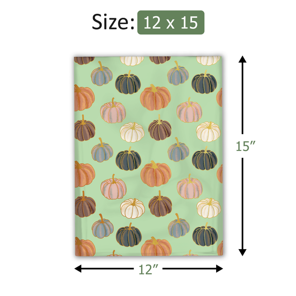 12x15 Pumpkin Patch Poly Mailers – Shipping Bags for Small Business
