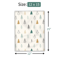 12x15 Fir Trees Poly Mailers – Shipping Bags for Small Business