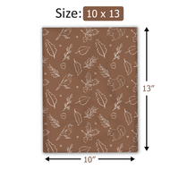 10x13 Oak & Acorn Poly Mailers – Woodland Nature Shipping Bags for Small Business