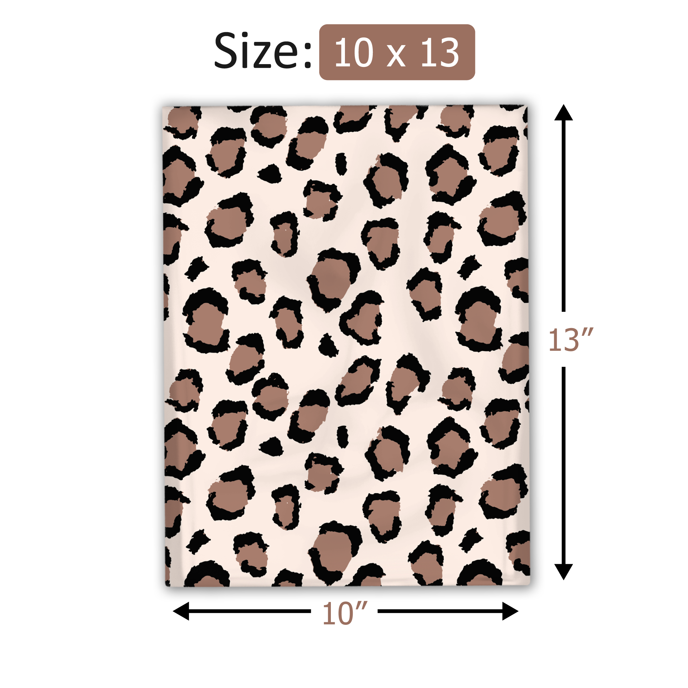 10x13 Leopard Poly Mailers – Shipping Bags for Small Business