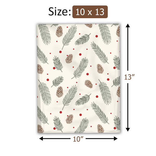 10x13 Pinecones Poly Mailers – Shipping Bags for Small Business