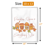 10x13 Thanks a Latte Designer Poly Mailers Shipping Envelopes Premium Printed Bags - Pro Supply Global