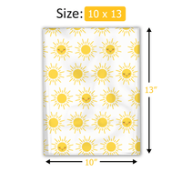 10x13 Sunshine Designer Poly Mailers Shipping Envelopes Premium Printed Bags - Pro Supply Global