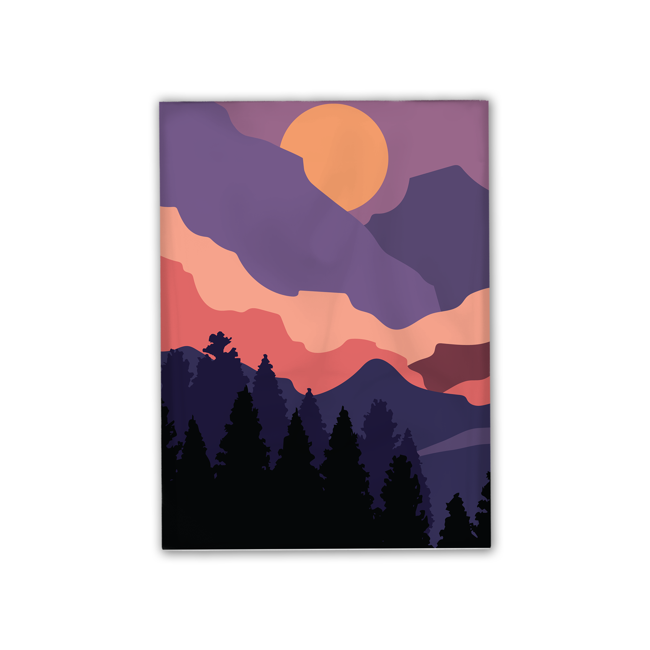 10x13 Mountain Sunset Poly Mailers – Shipping Bags for Small Business
