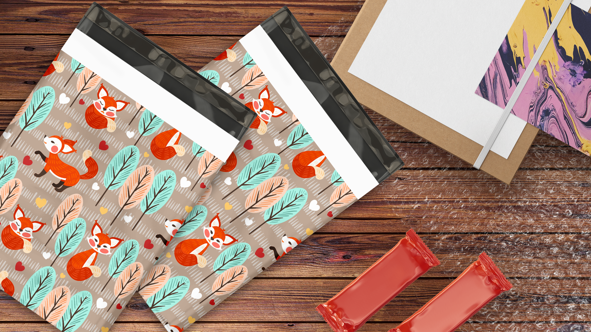 10x13 Fox Poly Mailers – Shipping Bags for Small Business