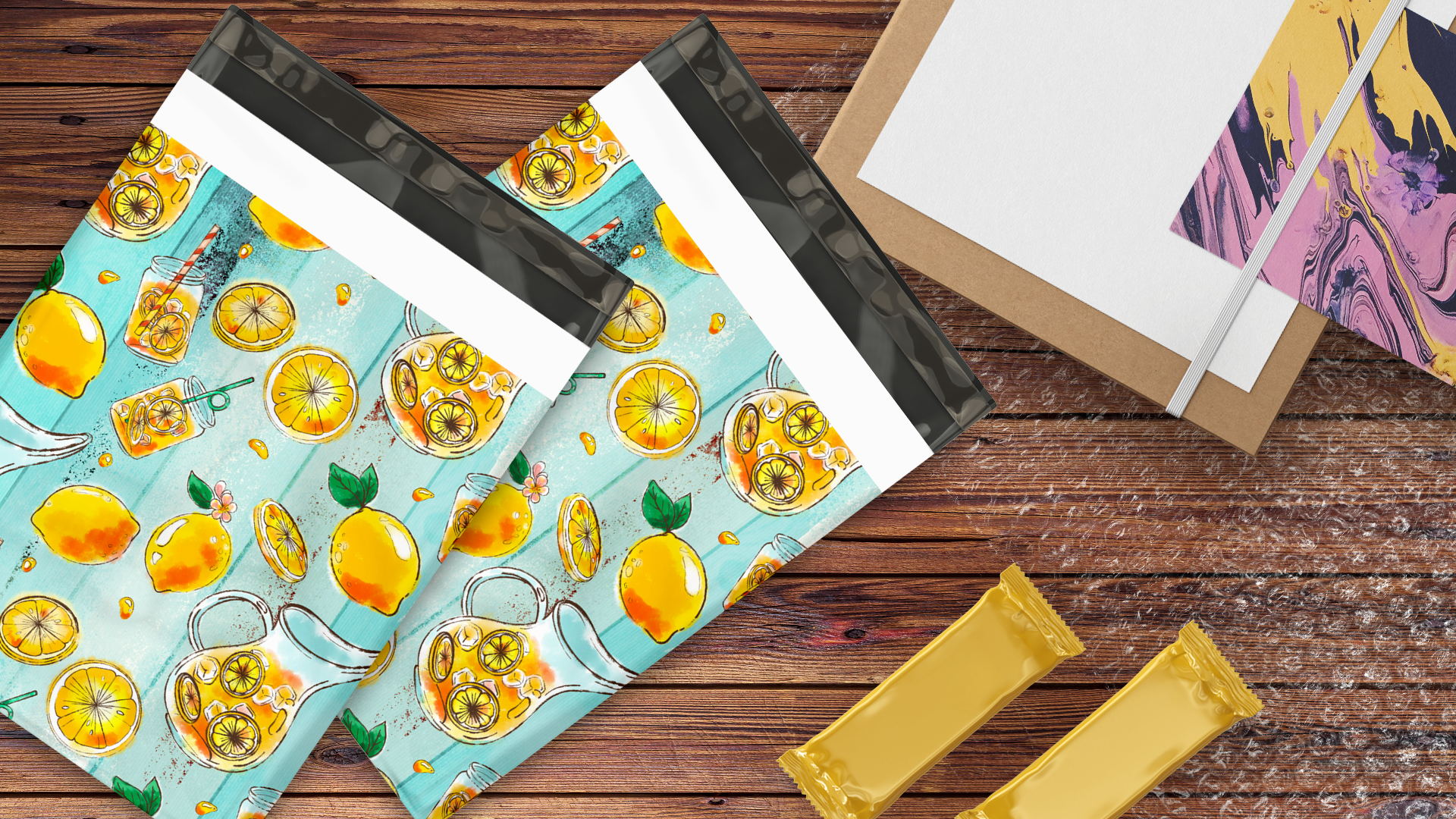 10x13 Lemonade Poly Mailers – Shipping Bags for Small Business