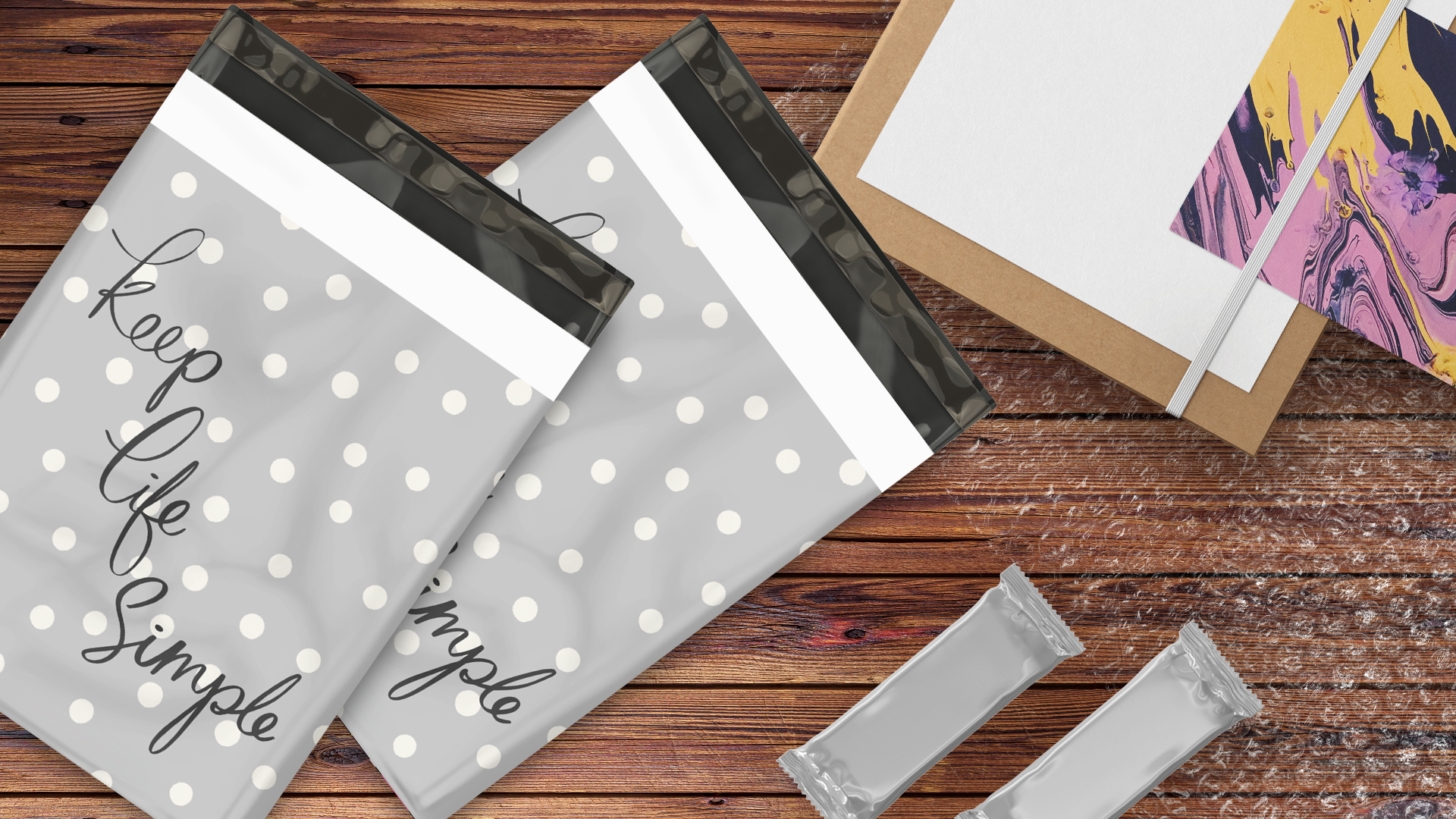 10x13 Polka Dots Poly Mailers – Shipping Bags for Small Business