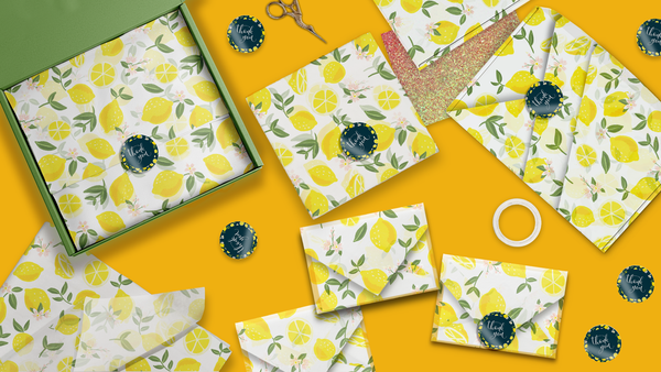 Lemons 20x30 Tissue Paper – Gift Wrapping & Boutique Packaging