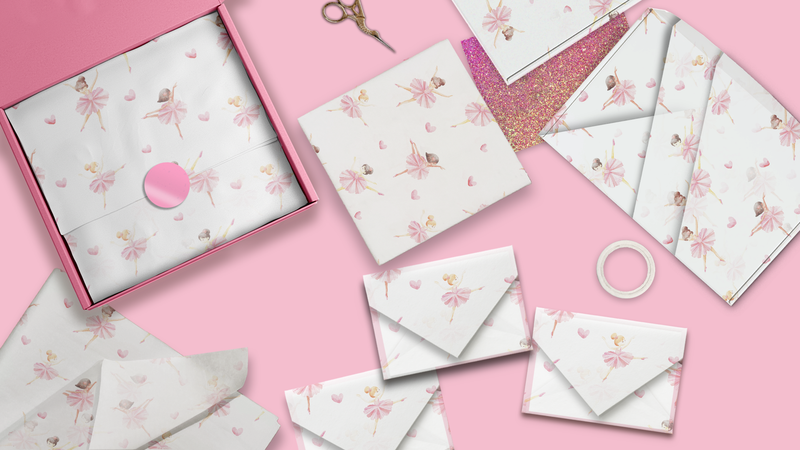 Ballerina Designer Tissue Paper for Gift Bags