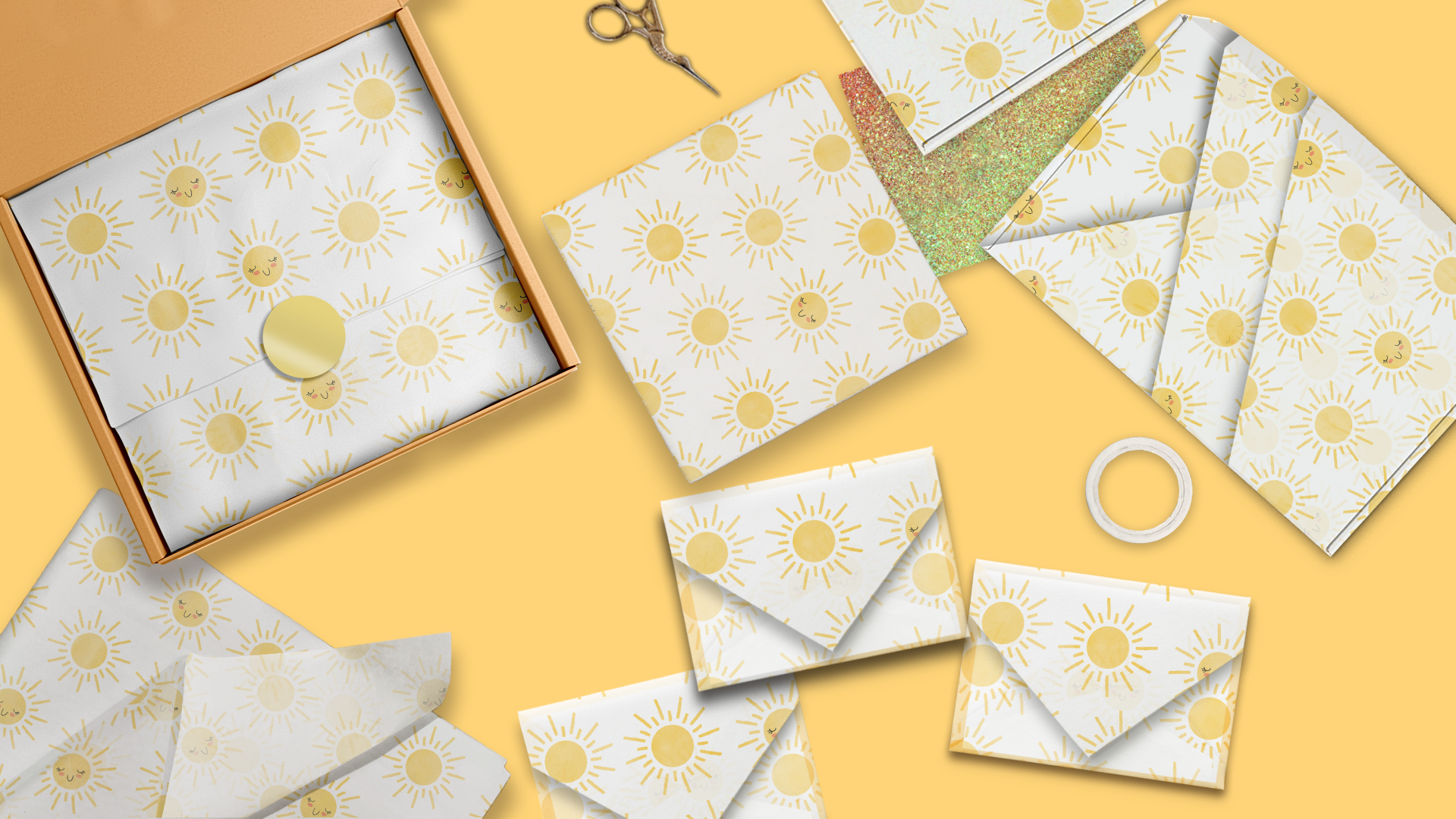 Suns 20x30 Tissue Paper – Gift Wrapping & Boutique Packaging