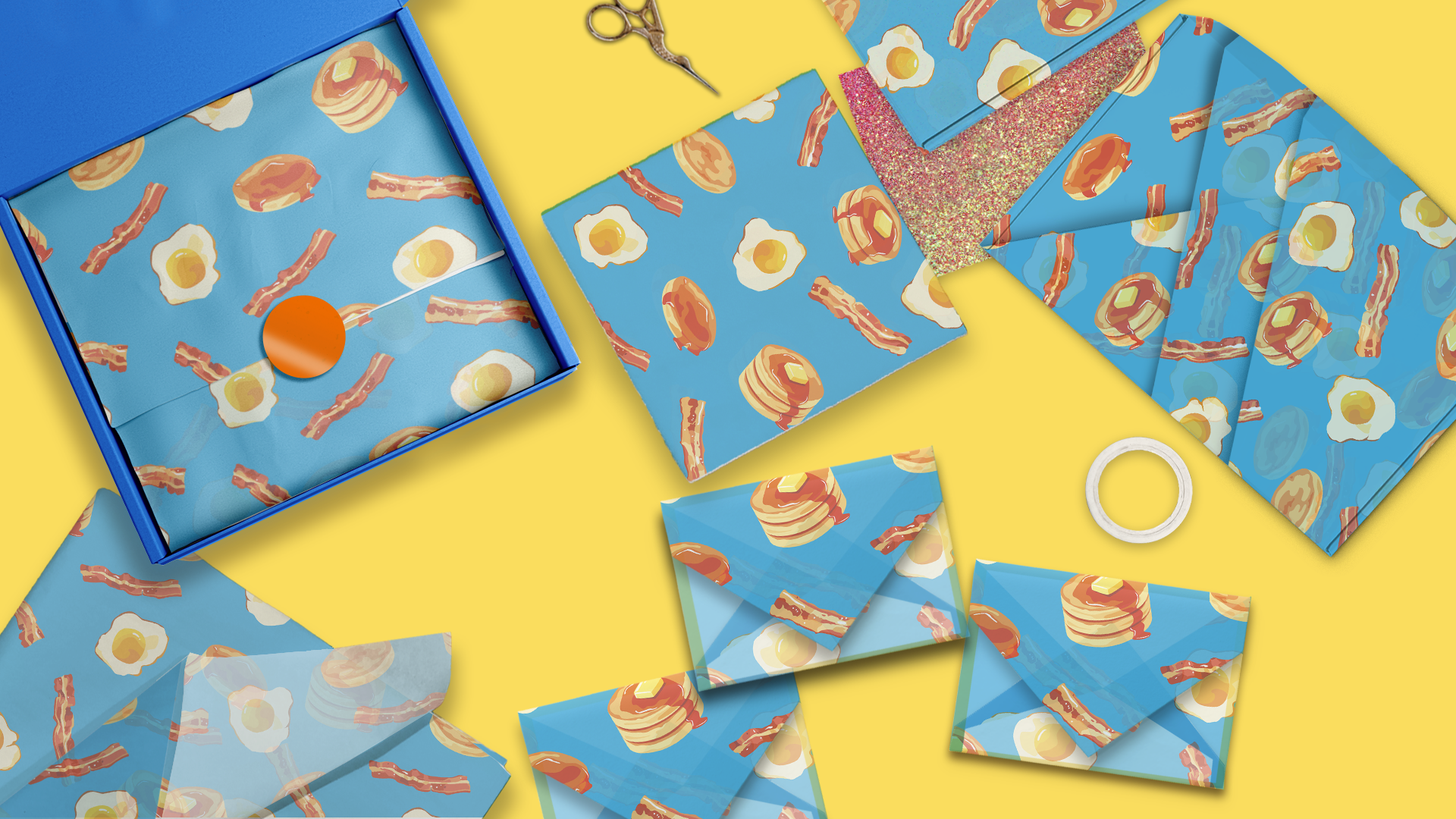 Breakfast Foods 20x30 Tissue Paper – Gift Wrapping & Boutique Packaging