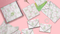 Christmas Trees and Bows Tissue Paper for Gift Bags