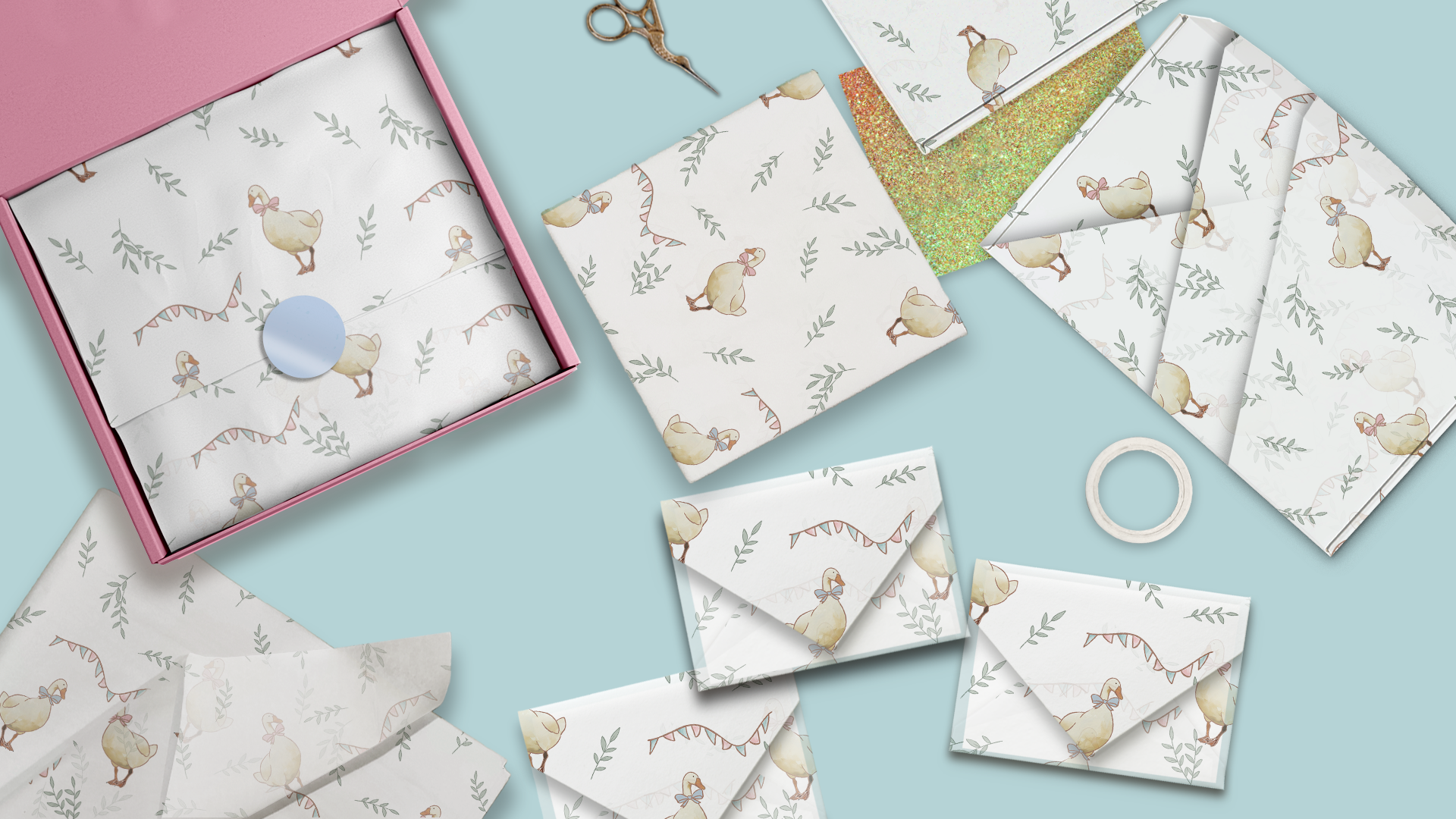 Geese 20x30 Tissue Paper – Gift Wrapping & Boutique Packaging