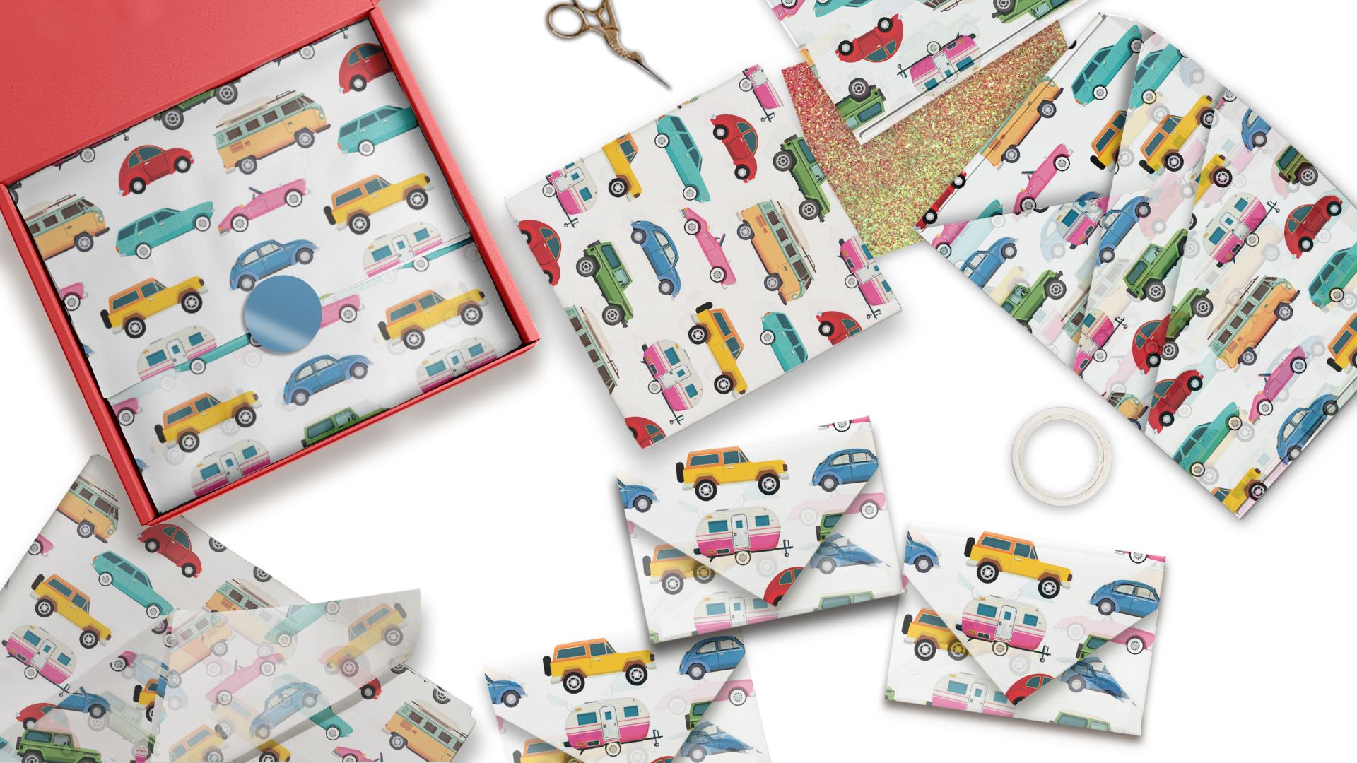 Automobiles 20x30 Tissue Paper – Gift Wrapping & Boutique Packaging