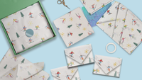 Winter Ski Village Tissue Paper – 20 x 30 Holiday Gift Wrap Tissue Paper
