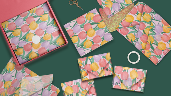 Tulips 20x30 Tissue Paper – Gift Wrapping & Boutique Packaging