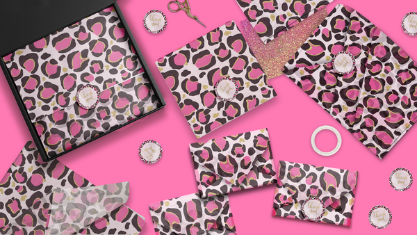 Pink Leopard 20x30 Tissue Paper – Gift Wrapping & Boutique Packaging