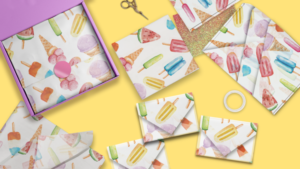Popsicles 20x30 Tissue Paper – Gift Wrapping & Boutique Packaging