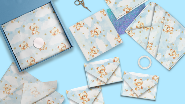 Teddy Bears 20x30 Tissue Paper – Gift Wrapping & Boutique Packaging