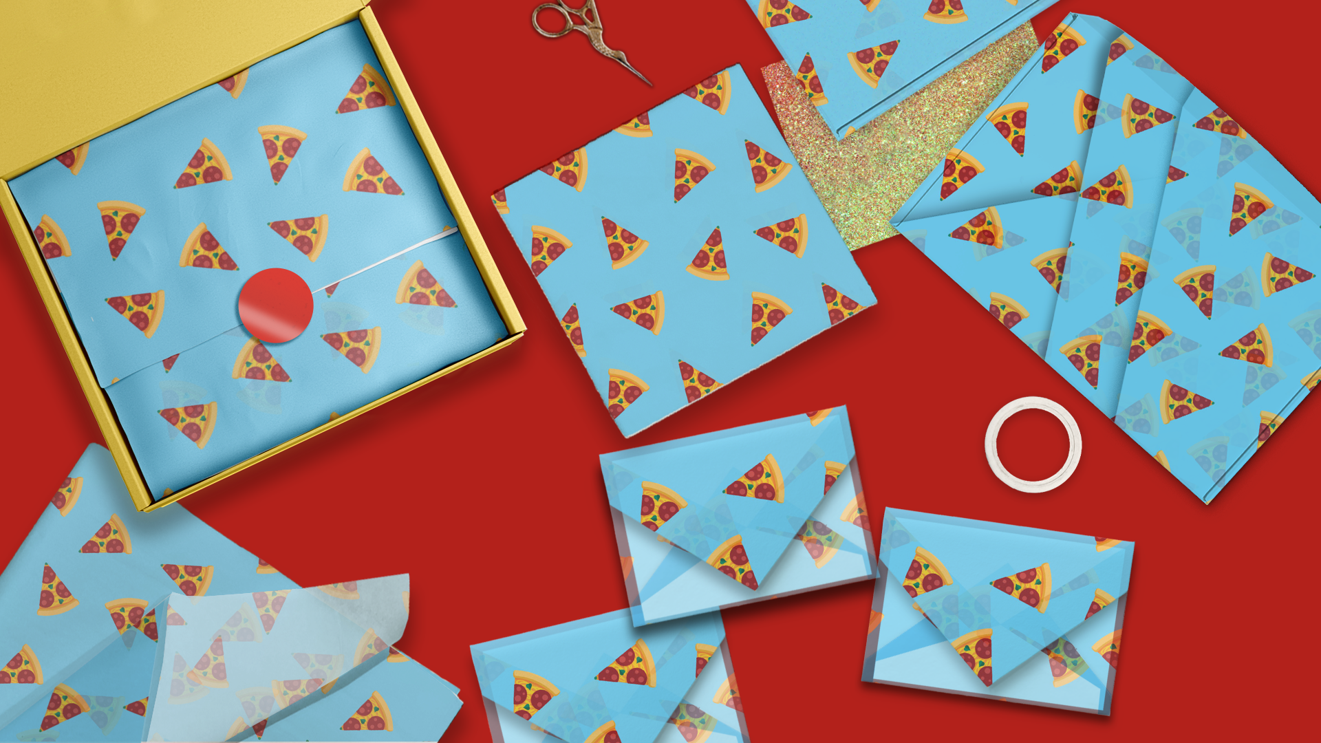 Pizza 20x30 Tissue Paper – Gift Wrapping & Boutique Packaging