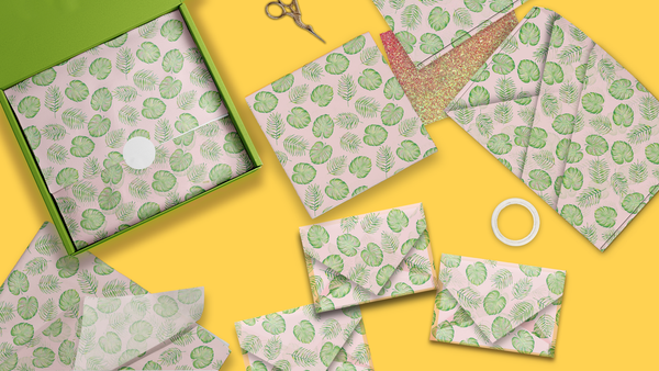 Palm Leaves 20x30 Tissue Paper – Gift Wrapping & Boutique Packaging