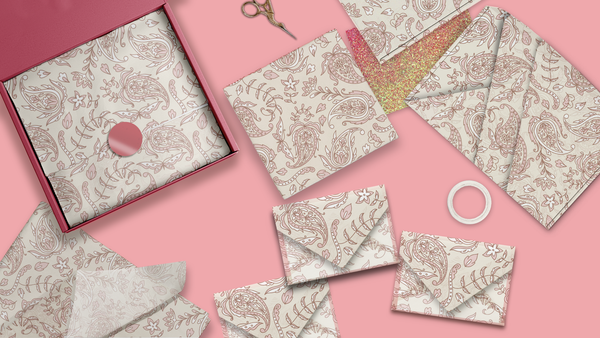 Pink Paisley 20x30 Tissue Paper – Gift Wrapping & Boutique Packaging