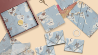 Kid's Map Designer Tissue Paper For Gift Bags