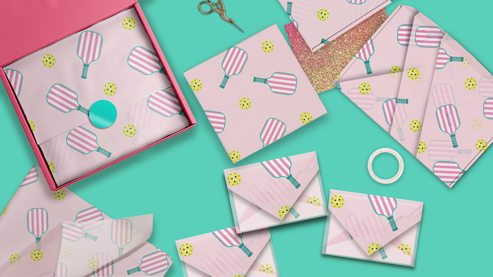 Pickle Ball 20x30 Tissue Paper – Gift Wrapping & Boutique Packaging