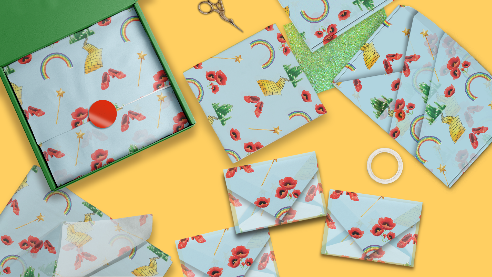 Wonderful Wizard of Oz 20x30 Tissue Paper – Gift Wrapping & Boutique Packaging