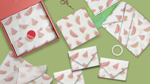 Watermelon 20x30 Tissue Paper – Gift Wrapping & Boutique Packaging