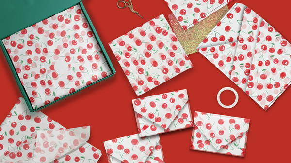 Cherries 20x30 Tissue Paper – Gift Wrapping & Boutique Packaging