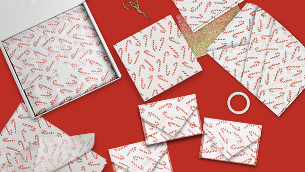 Candy Cane 20x30 Tissue Paper – Gift Wrapping & Boutique Packaging