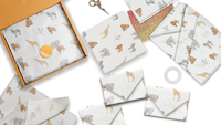 Safari Animals Designer Tissue Paper For Gift Bags