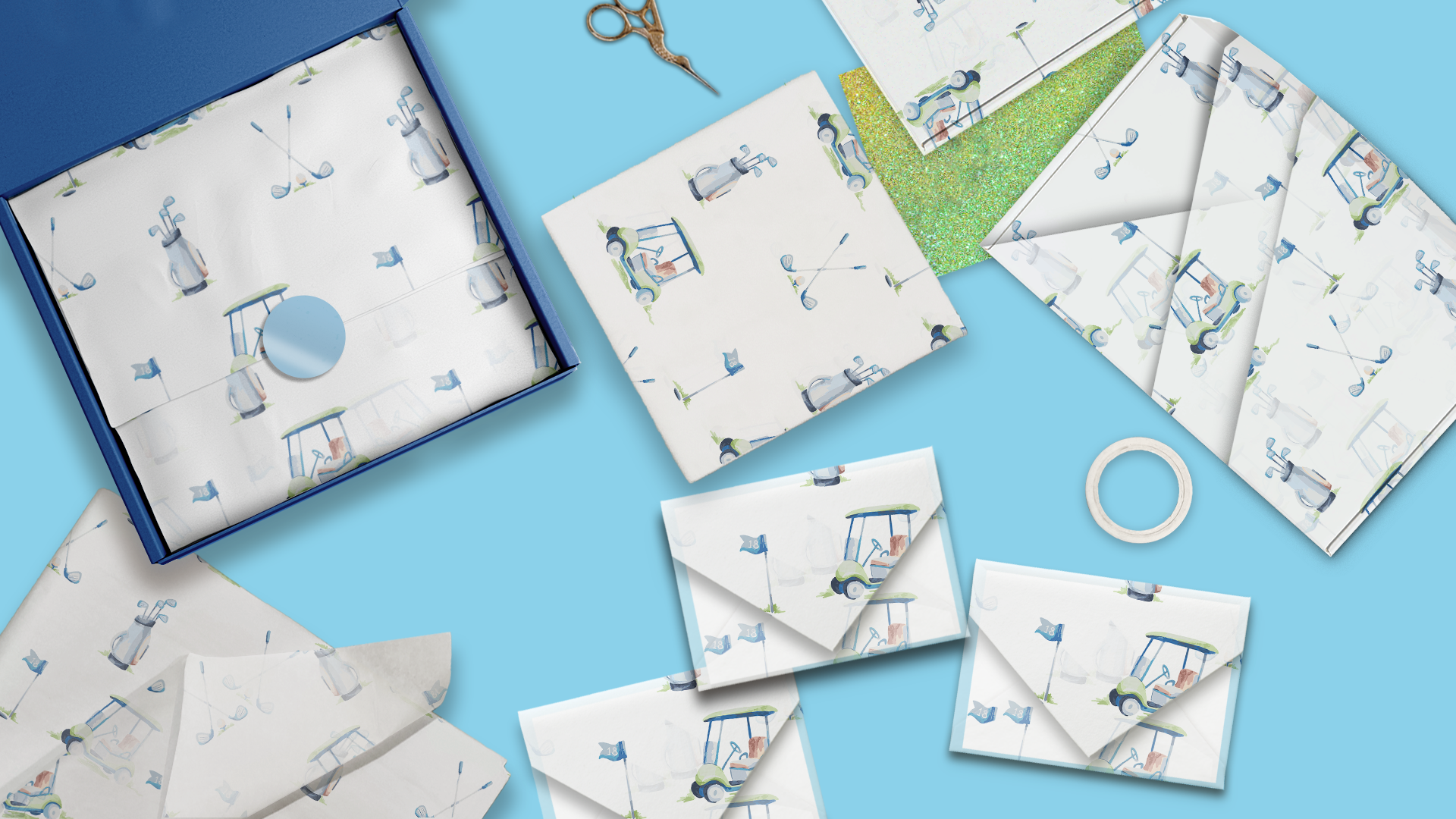 Golf 20x30 Tissue Paper – Gift Wrapping & Boutique Packaging